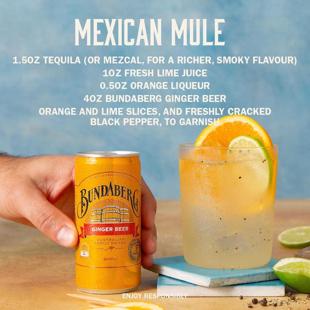 Bundaberg Ginger Beer, 6.8 fl oz Cans, (24 Pack) - Image 5