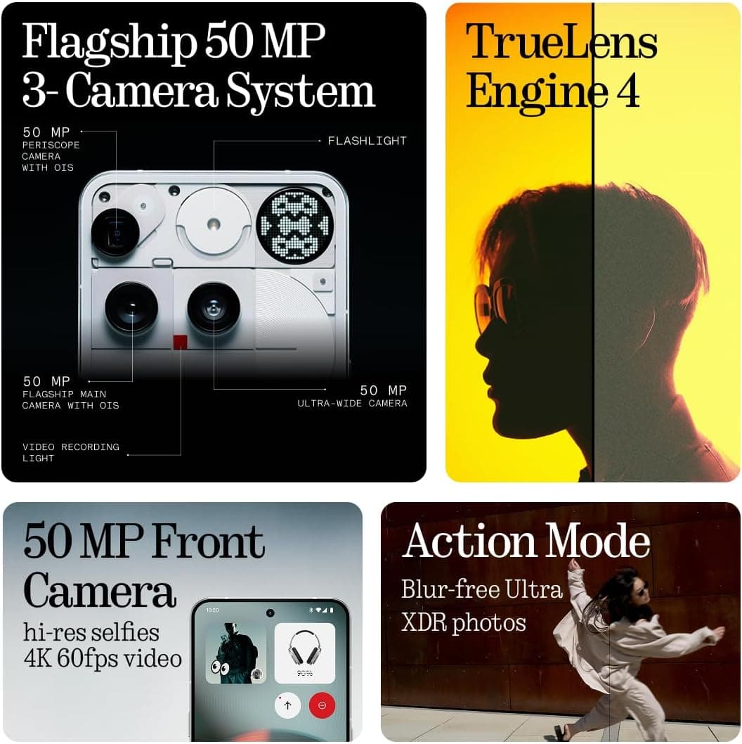 Nothing Phone (3) Cell Phone, 2025 New 5G Unlocked Phones 256GB, Android 15 - Image 2