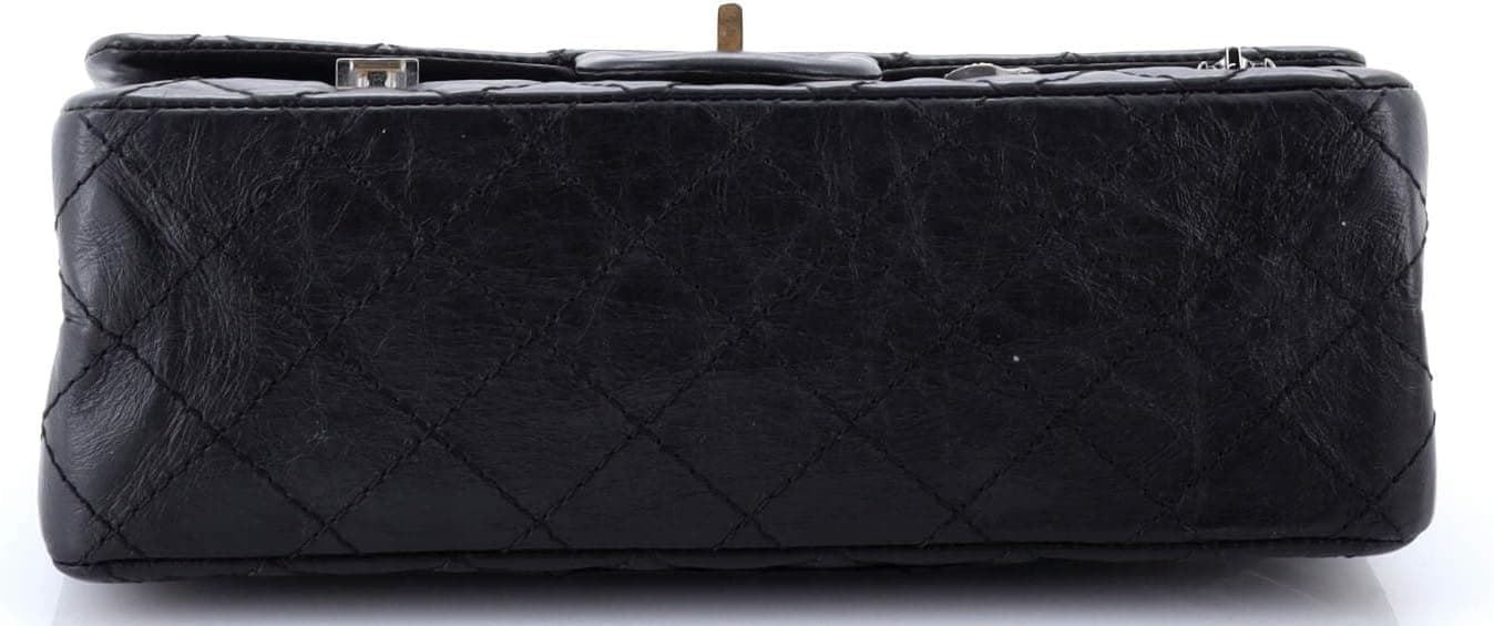 CHANEL Pre-Loved Lucky Charms Reissue 2.55 Flap Bag Quilted Aged Calfskin 225, Black - Image 5