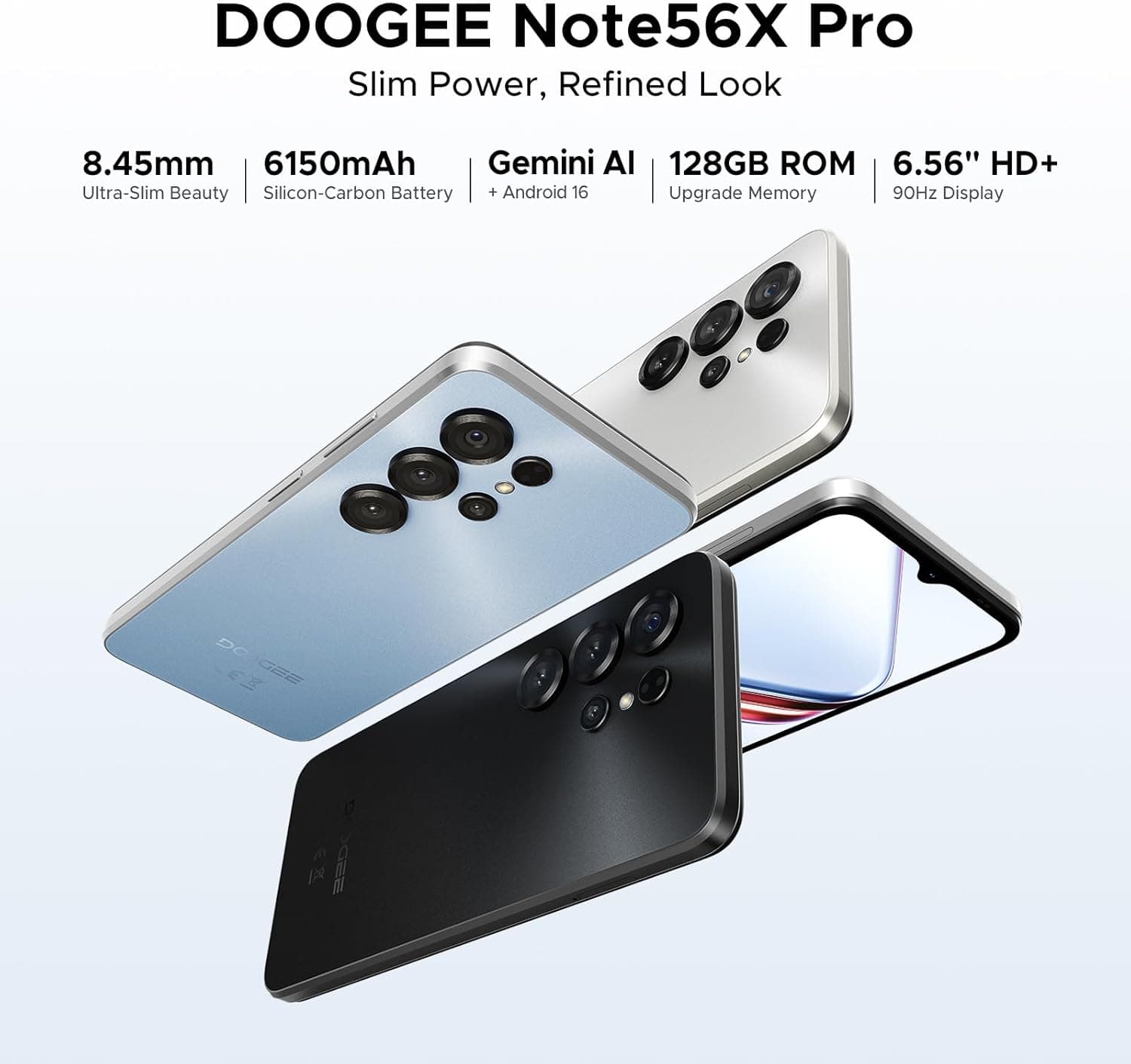 DOOGEE Note56X Pro Android 16 Unlocked Phones with Gemini AI - Image 2