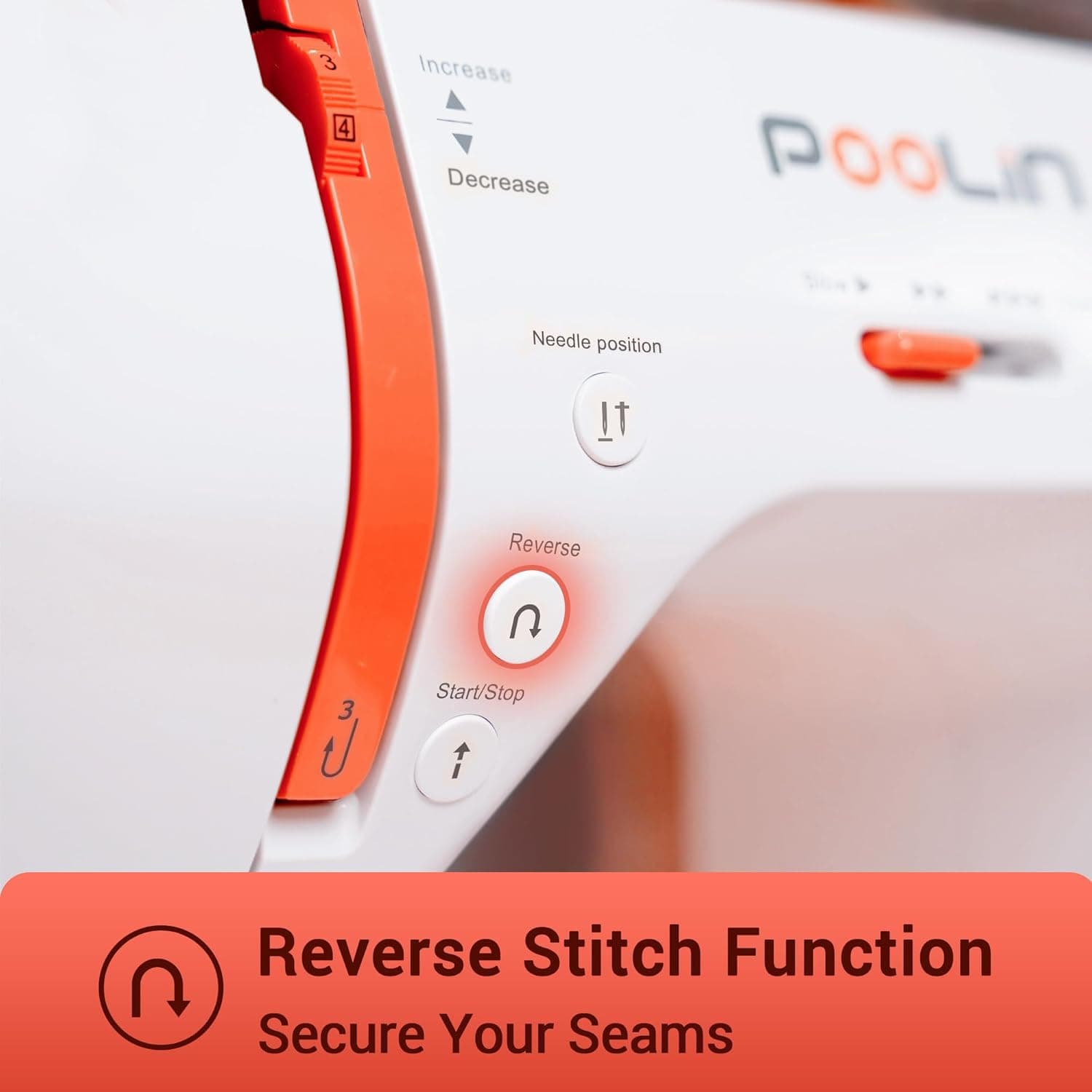 Poolin EOC02 Sewing Machine,Computerized Full Featured Machine Sewing (EOC2720) - Image 5