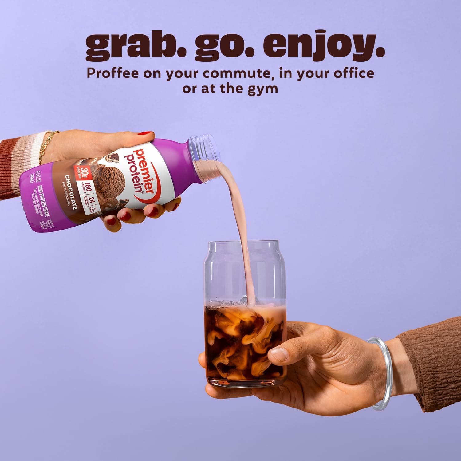 Premier Protein Shake, Chocolate, 30g Protein, No Added Sugar, 24 Vitamins & Minerals to Support Immune Health, 11.5 fl oz, 12 Pack - Image 5