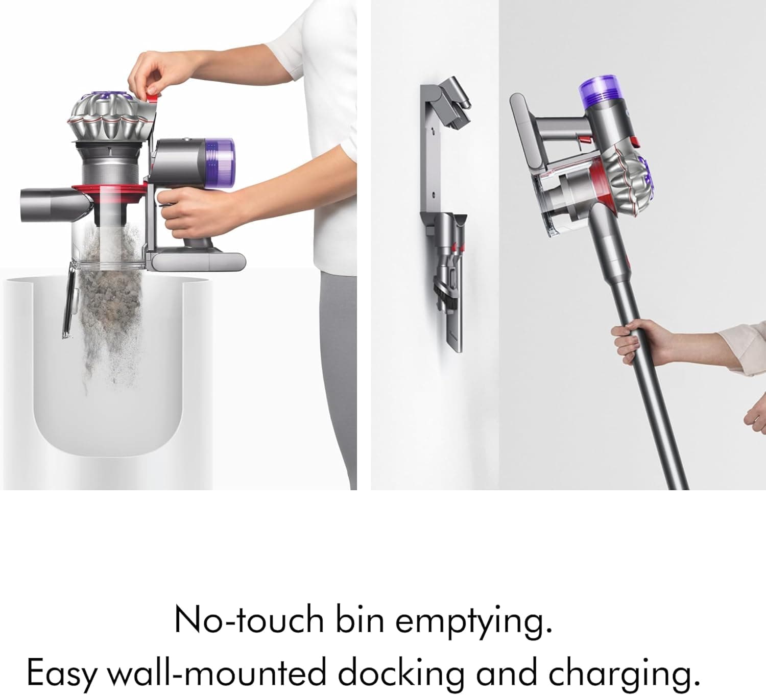 Dyson V8 Plus Cordless Vacuum, Cleans Hard Floors and Carpets, Detangles, Converts to Handheld, 115AW, 2 Power Modes, Up to 40 Minutes¹ - Image 7
