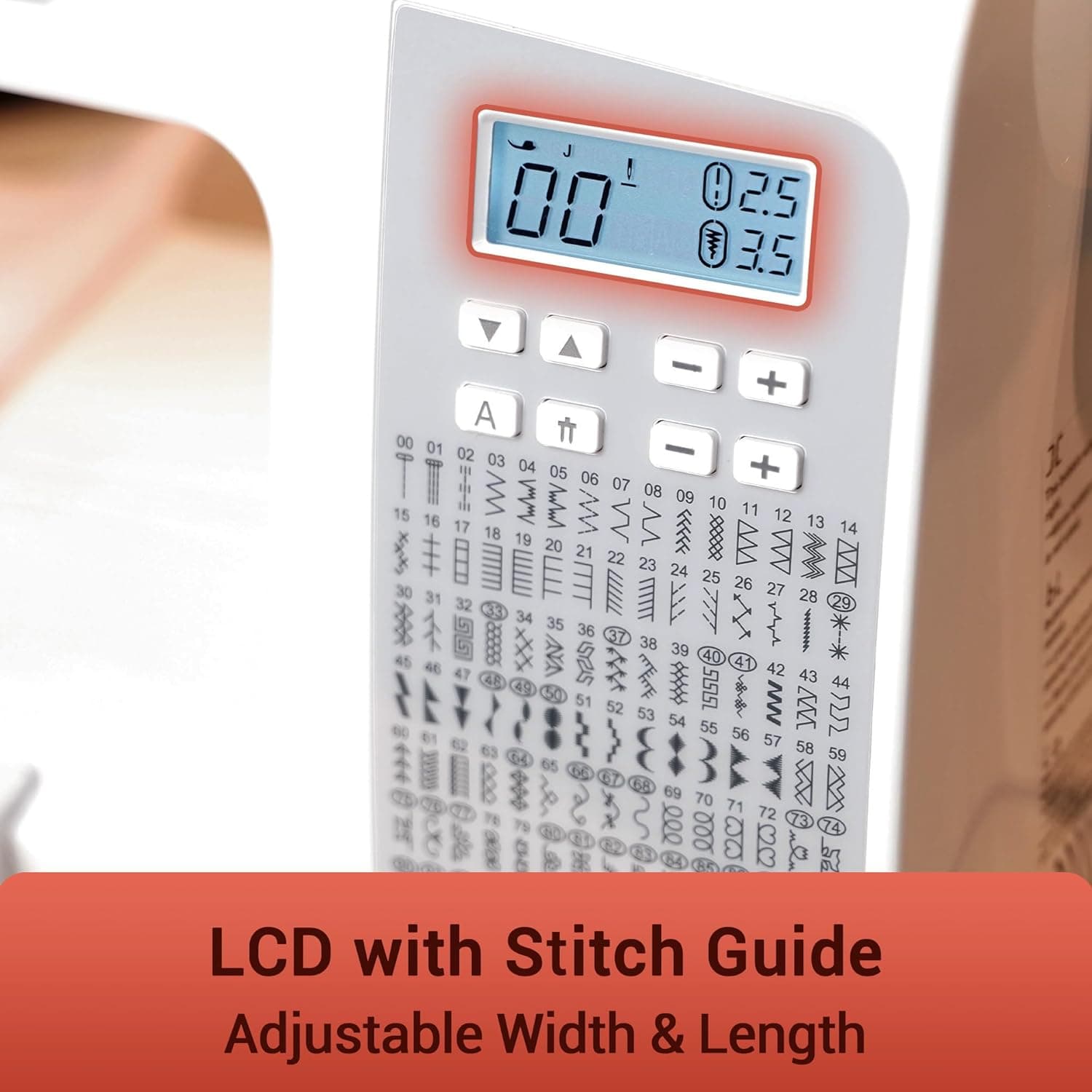 Poolin EOC02 Sewing Machine,Computerized Full Featured Machine Sewing (EOC2720) - Image 7