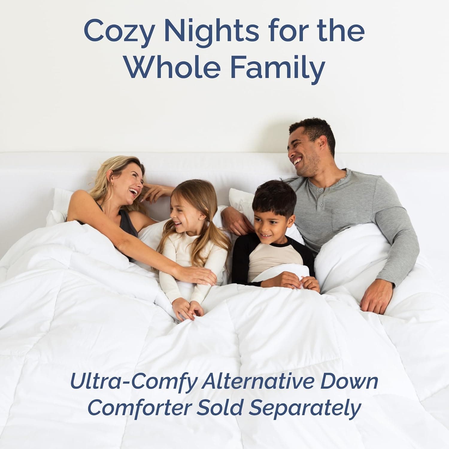 Queen Size 4 Piece Sheet Set - Hotel Luxury Bedding - Deep Pockets, Ultra-Soft, Wrinkle Free - Oeko-Tex - White - Image 8