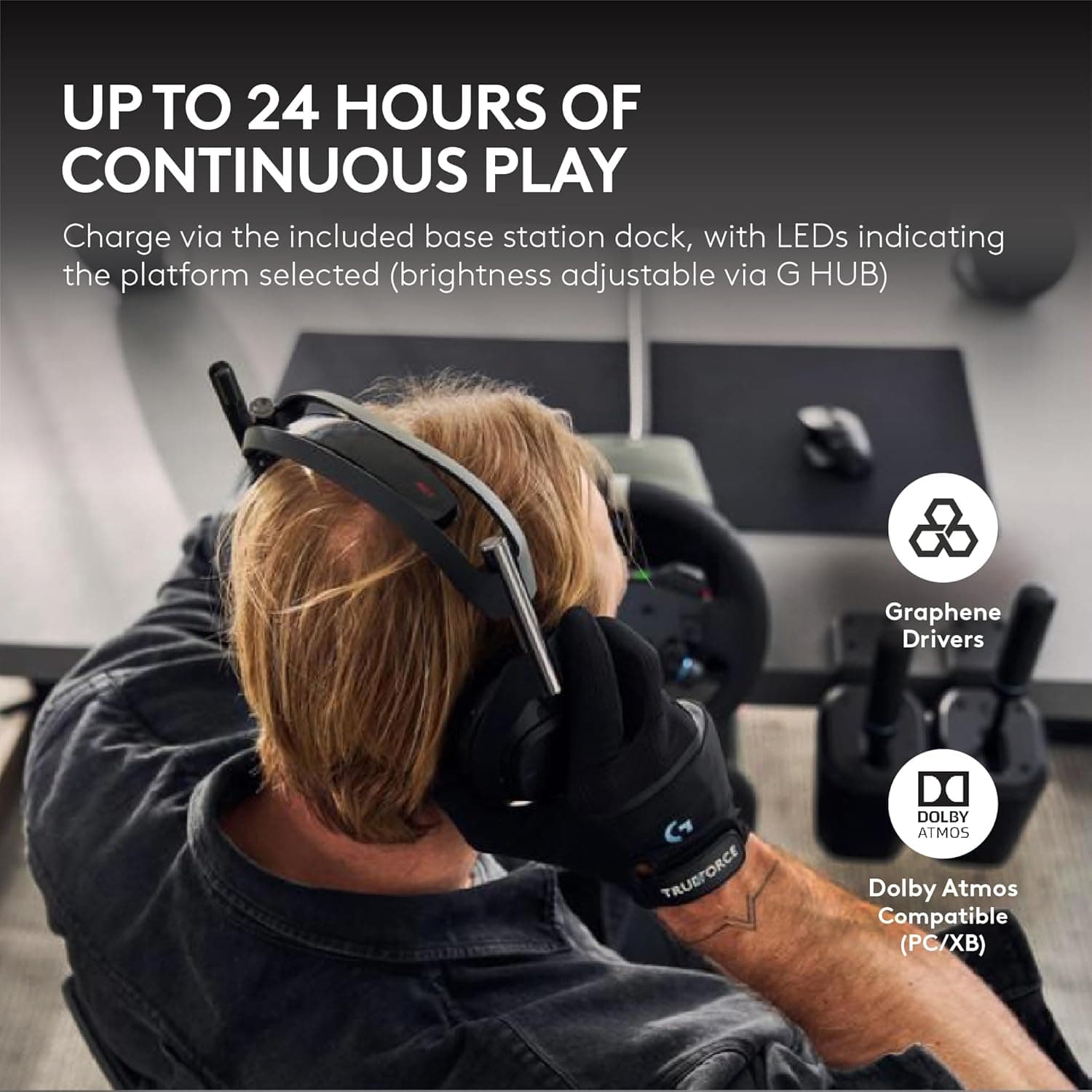 Logitech G Astro A50 X Multi-Platform Wireless Gaming Headset + Base Station for PS5/Xbox/PC - Image 6