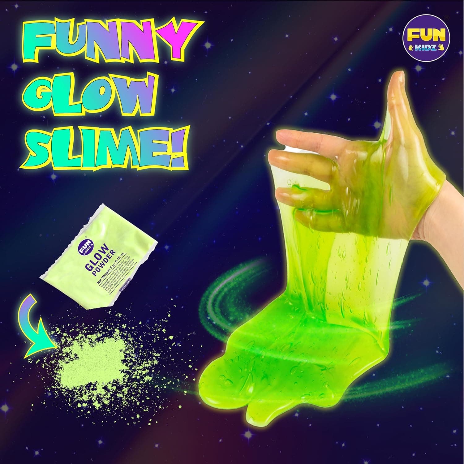 Fluffy Unicorn Slime Kit for Girls, FunKidz Cloud Slime Gift for Ages 6+ Kids Fun Slime Making Kit Awesome Craft Toy Birthday Present Ideas - Image 9