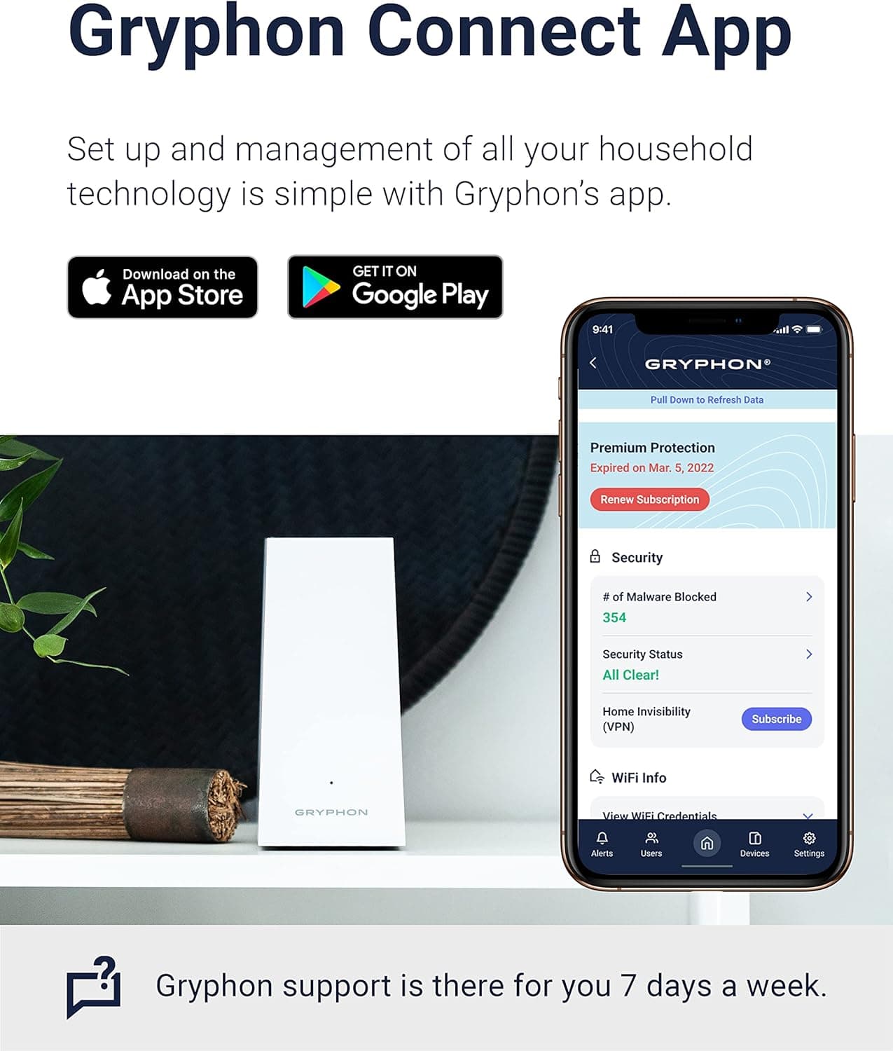 Gryphon AX – Ultra-Fast Mesh WiFi 6 Parental Control Router – Advanced Content Filters and Next-Gen Firewall  - Image 6