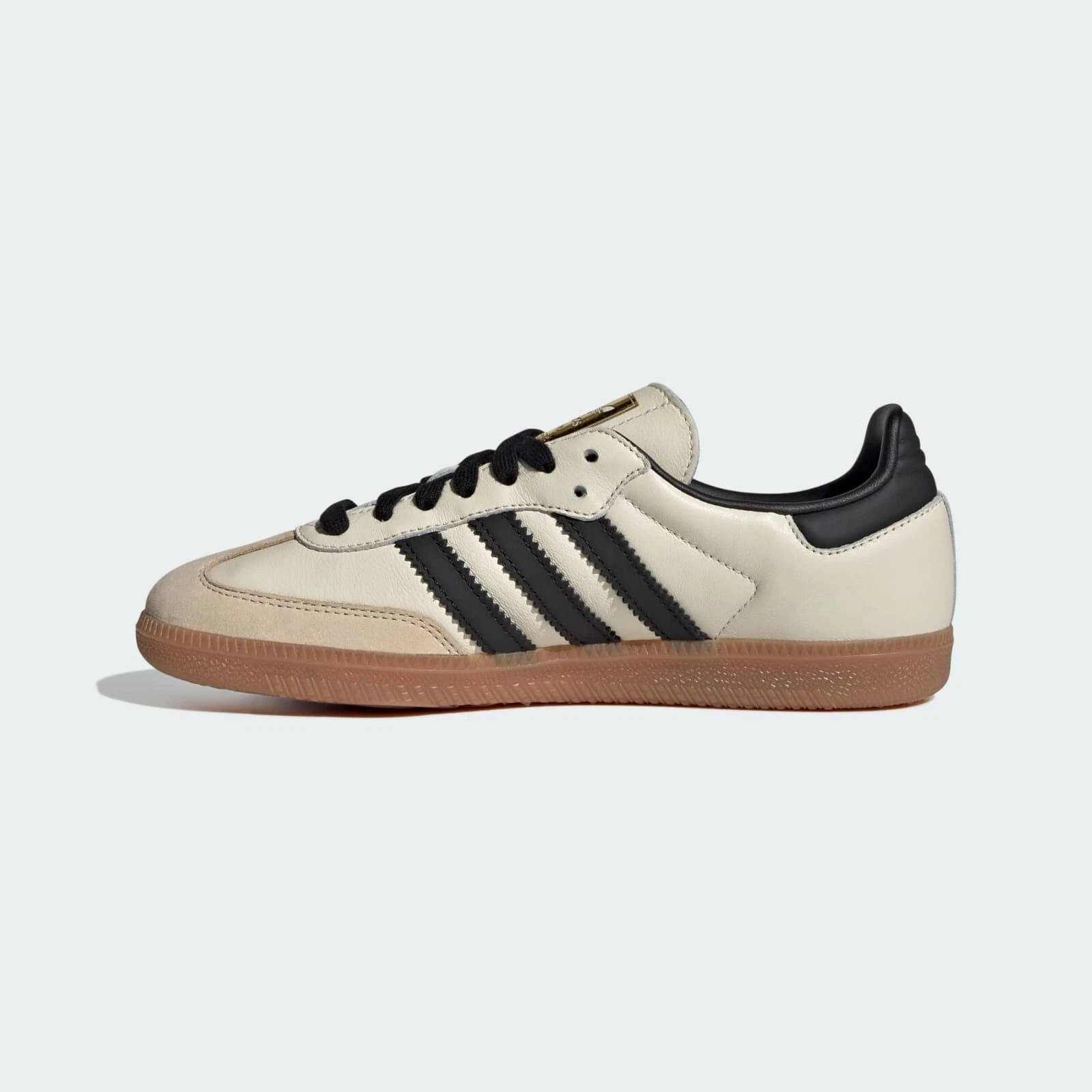 adidas Samba OG Cream White Sand Strata Womens Cream Sports Sneaker ID0478 - Image 2