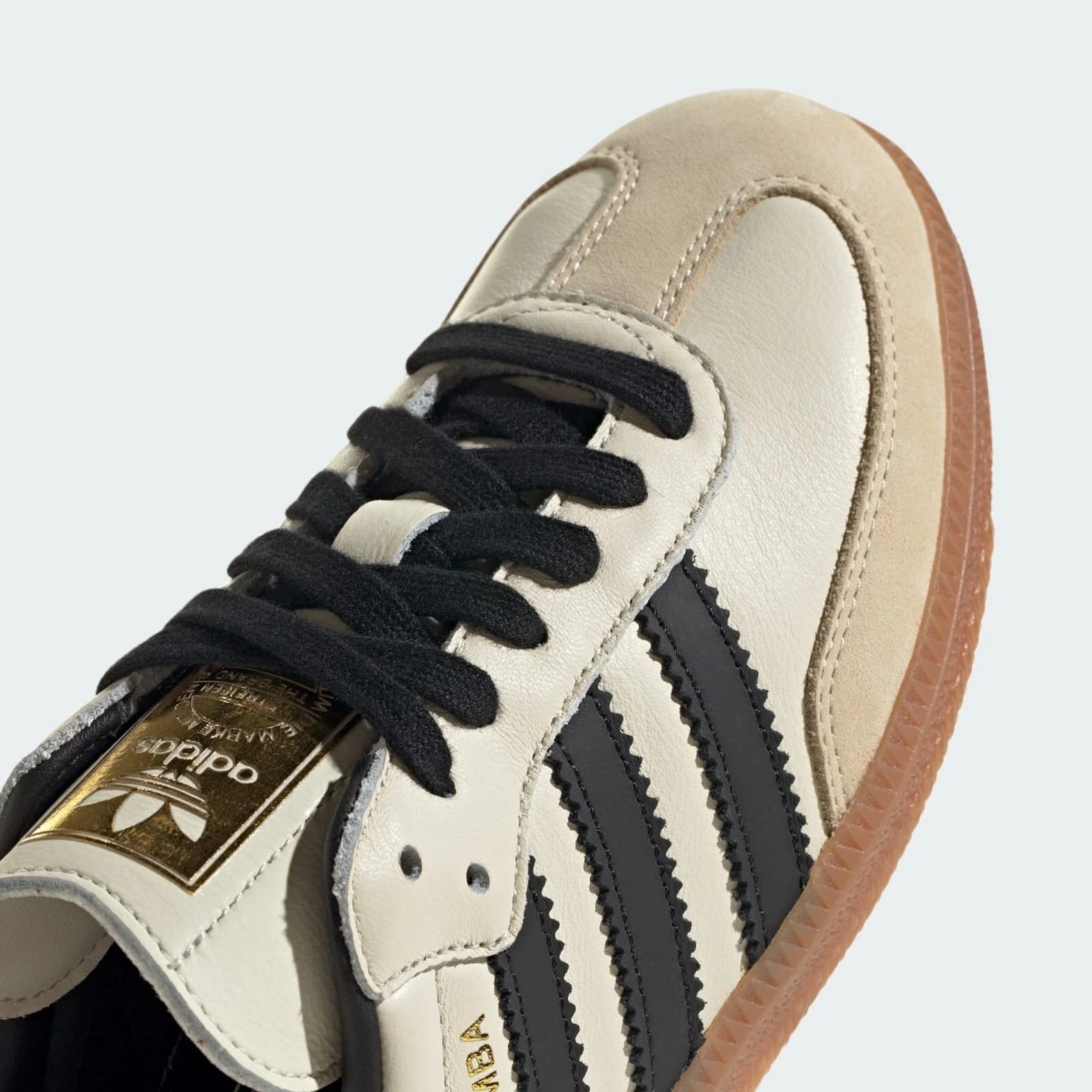 adidas Samba OG Cream White Sand Strata Womens Cream Sports Sneaker ID0478 - Image 7