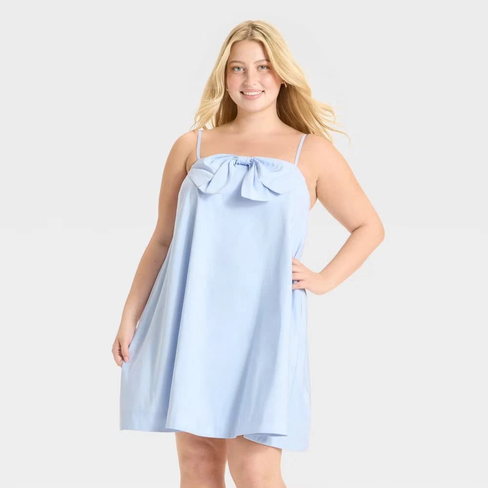 Women's Mini Bow Shift Dress - A New Day - Image 3